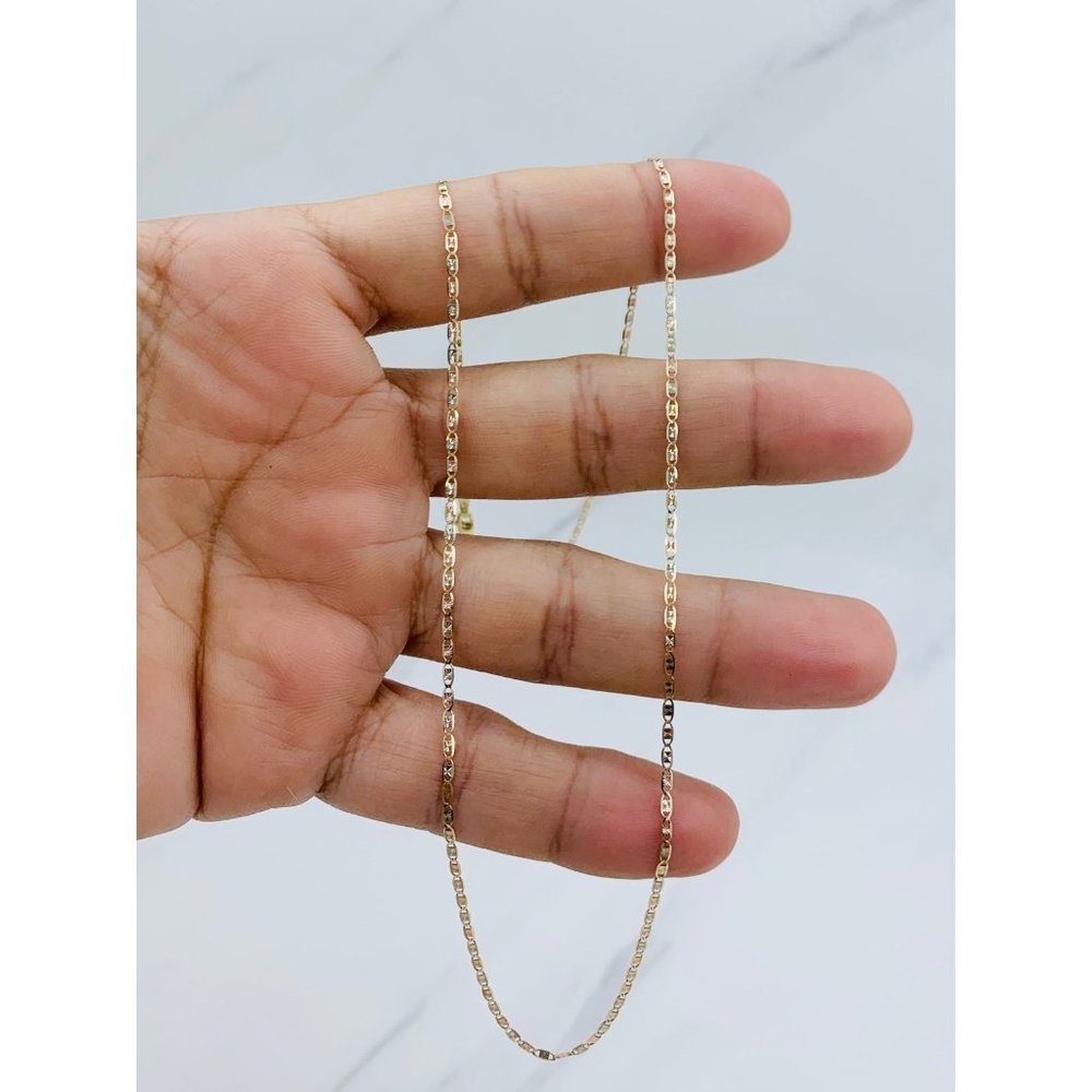 10k Gold Necklace Necklace 18” - Cadena En Oro 10k Gold